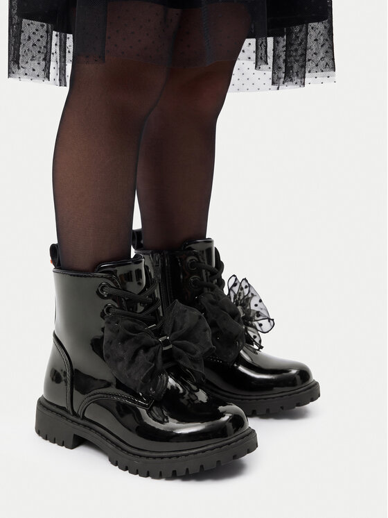 DeeZee Botines planos DeeZee CEO-CM241227-22 Negro