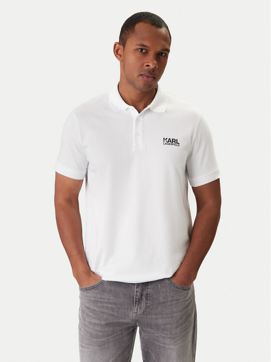 KARL LAGERFELD KARL LAGERFELD Polo 745780 500235 Blanco Regular Fit