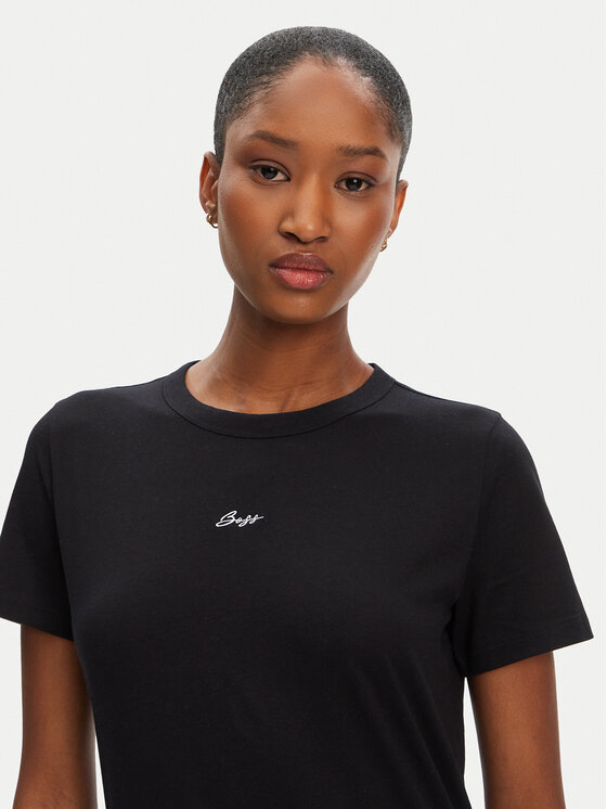 BOSS BOSS Marškinėliai C_Elogo_5 50547547 Juoda Slim Fit