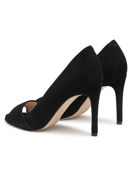 QUAZI Pantofi cu toc subțire QUAZI QZ-73-06-001039 Negru