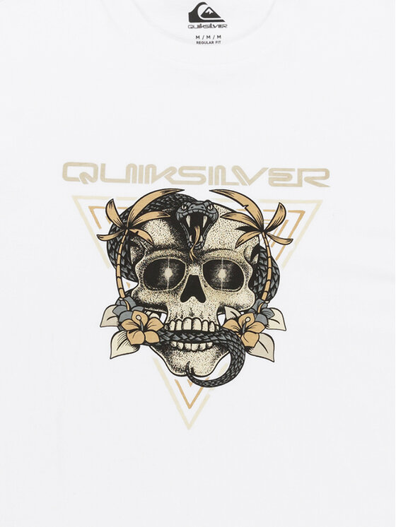 Quiksilver Quiksilver Camiseta Core Skull EQYZT08176 Blanco Regular Fit