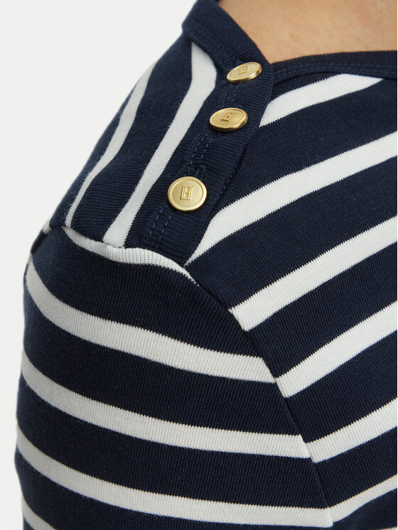Tommy Hilfiger Tommy Hilfiger Camiseta WW0WW49250 Azul marino Slim Fit