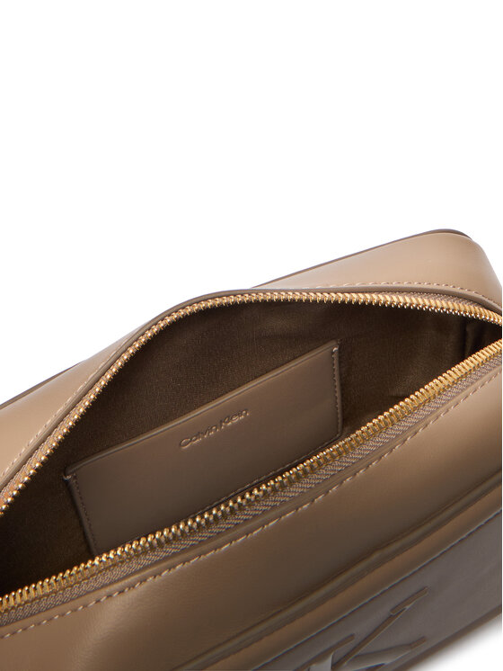 Calvin Klein Rankinė Calvin Klein Bold Ck Camera Bag LV04F3220G Smėlio