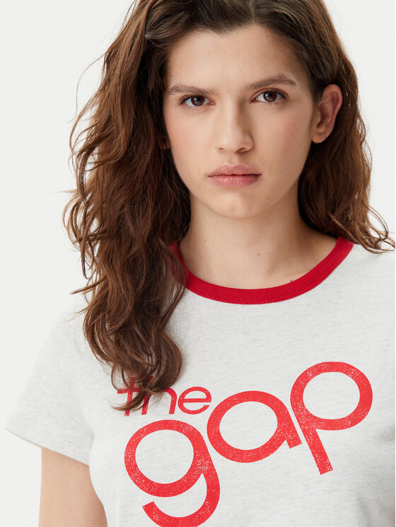 Gap Gap Футболка 723653-06 Сірий Regular Fit