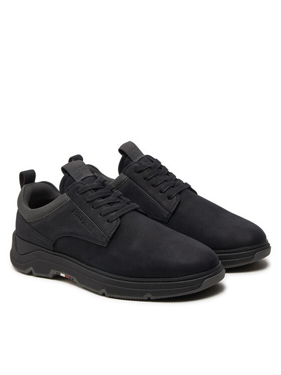 Tommy Hilfiger Zapatillas Tommy Hilfiger Nubuck Mix Hybrid Shoe FM0FM05092 Negro