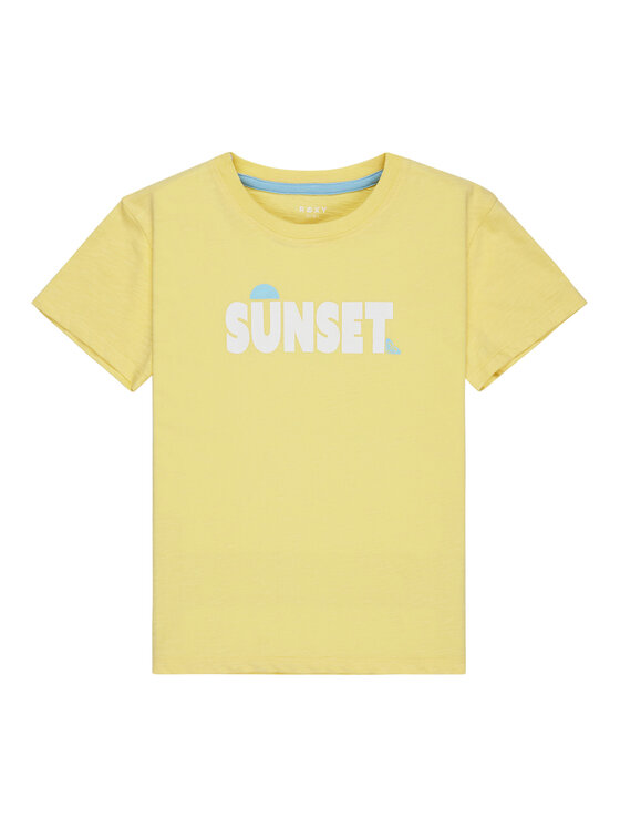 Roxy Roxy Camiseta Orchid Art ERGZT04142 Amarillo Regular Fit