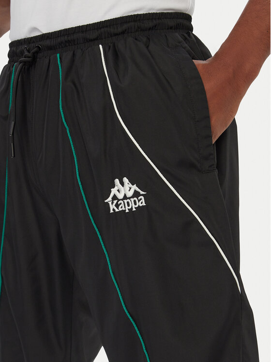 Kappa Kappa Spodnji del trenirke Authentic Olpin 322934W Črna Regular Fit
