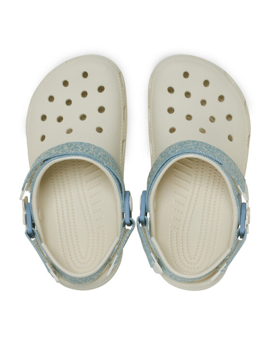 Crocs Шльопанці Crocs Clsc Dnm Flwr Adj BackstrapCgK 212511 Сірий
