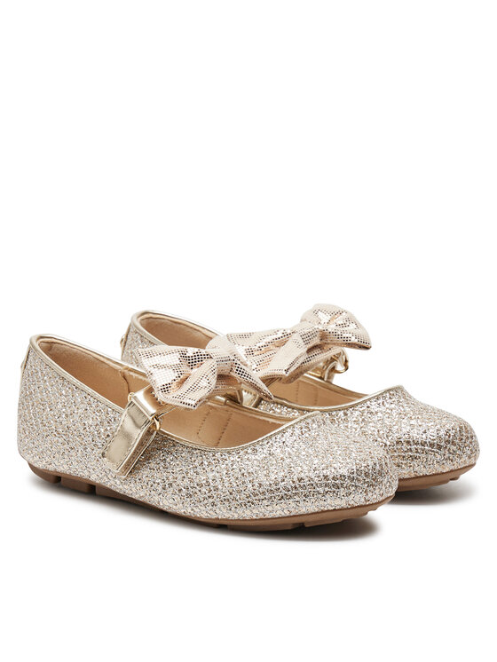 MICHAEL KORS KIDS Baleríny MICHAEL KORS KIDS MK101132 Béžová