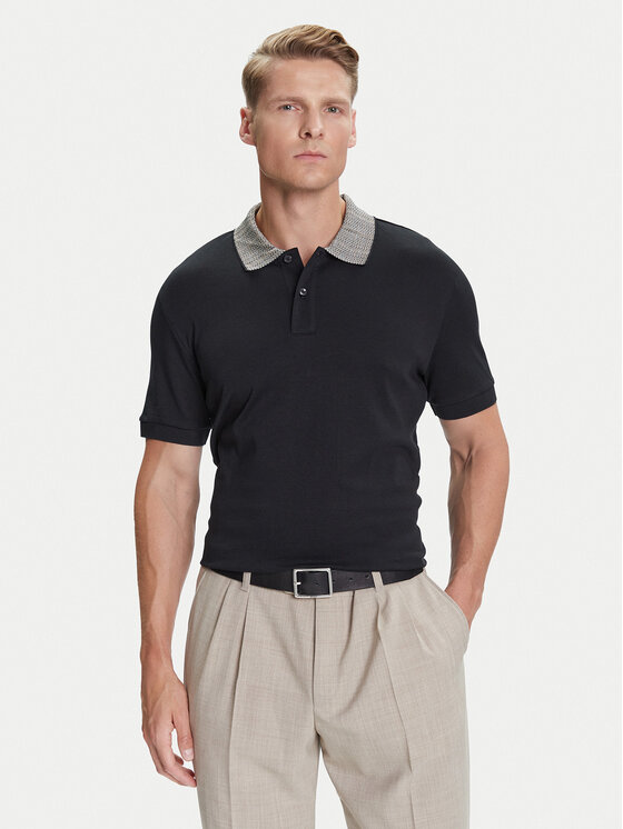 BOSS BOSS Polo H-Parlay 302 50545487 Negro Regular Fit