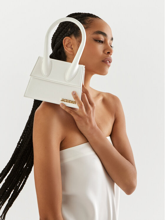 JACQUEMUS Torebka JACQUEMUS Le Chiquito Moyen 213BA002-3000 Biały