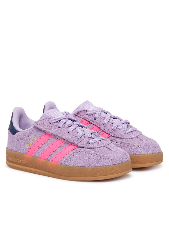 adidas Снікерcи adidas Gazelle Indoor Comfort Closure Elastic Lace IH4012 Фіолетовий
