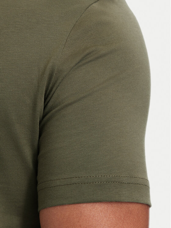 EA7 Emporio Armani EA7 Emporio Armani Camiseta 7M001412 AF22264 U7014 Verde oscuro Regular Fit