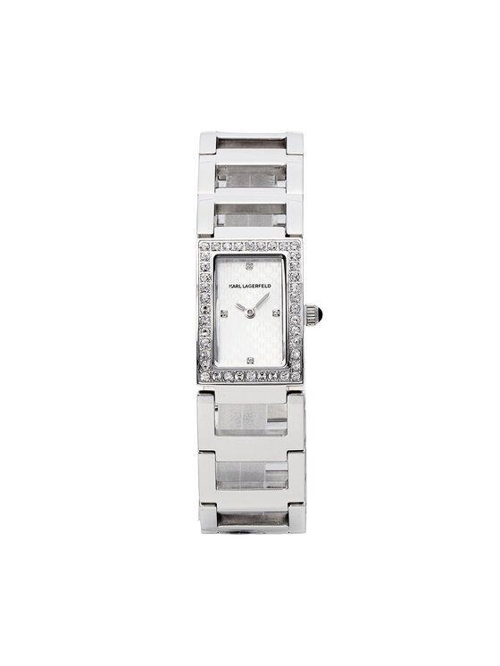 KARL LAGERFELD Ročna ura KARL LAGERFELD R0553103504 Srebrna