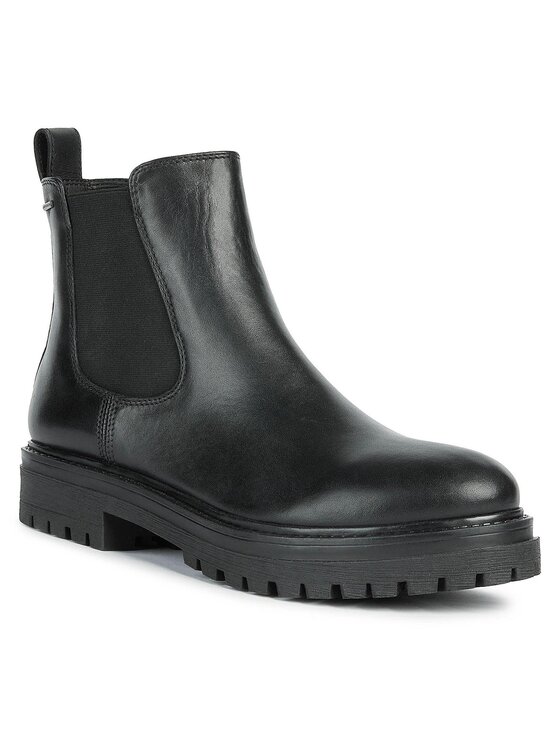 Geox Polokozačky Geox D Iridea B Abx D26D0A 00043 C9999 Černá