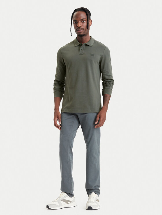 BOSS BOSS Polo Passerby 50507704 Caqui Slim Fit