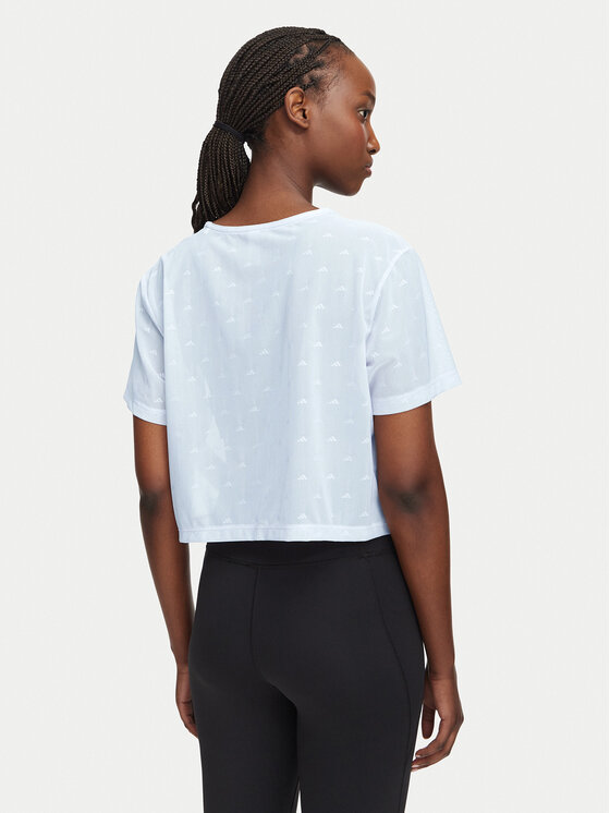 adidas adidas T-Shirt Strength Essentials Workout Boxy Mesh KT3828 Λευκό Relaxed Fit