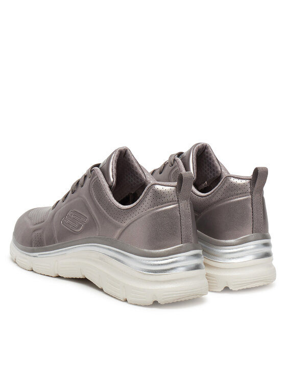 Skechers Sneakersy Skechers FASHION FIT - GLOW UP 149749 PEW Strieborná