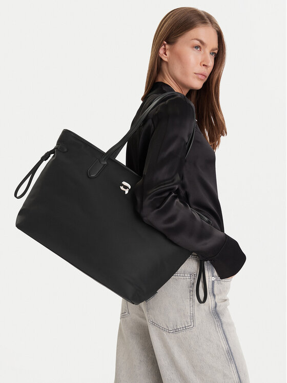 KARL LAGERFELD Kabelka KARL LAGERFELD A4W30011 Černá