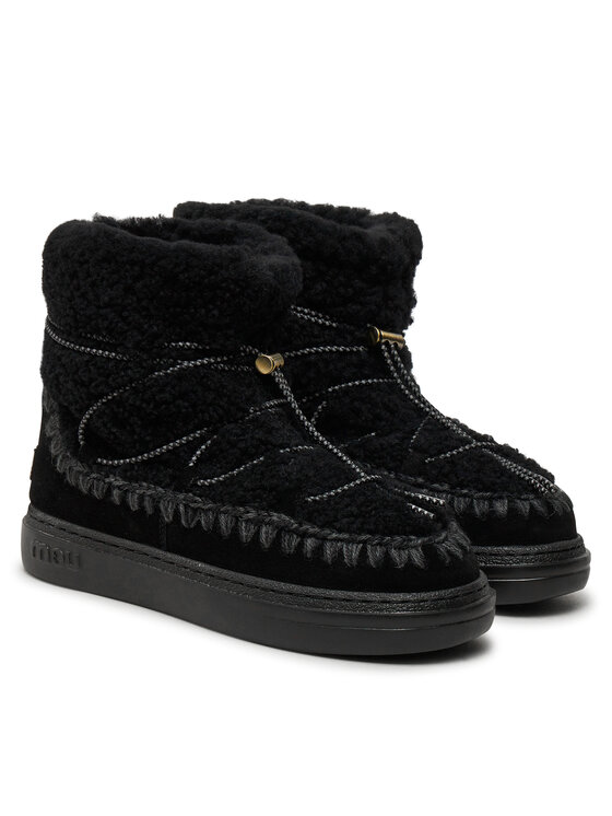 Mou Stivali da neve Mou Eskimo Sneaker Bold Scoub Lace FW411012A Nero