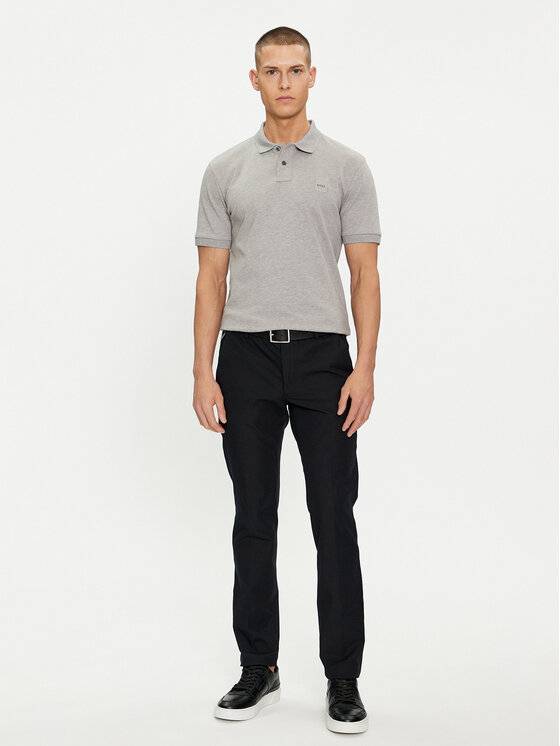 BOSS Boss Polo marškinėliai Passenger 50507803 Pilka Slim Fit