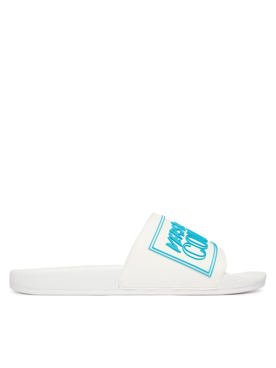 Versace Jeans Couture Шльопанці Versace Jeans Couture 80YA3SQ3 Голубий