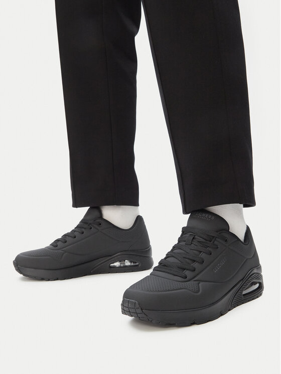 Skechers Sneakersy Skechers Uno-Stand On Air 52458/BBK Czarny