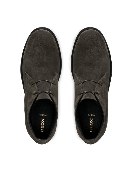 Geox Šnurovacia obuv Geox Uomo Claudio U0458A 00022 C1115 Sivá