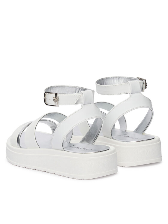 Calvin Klein Sandały Calvin Klein Velcro Sandal V4A2-83261-0326 S Biały