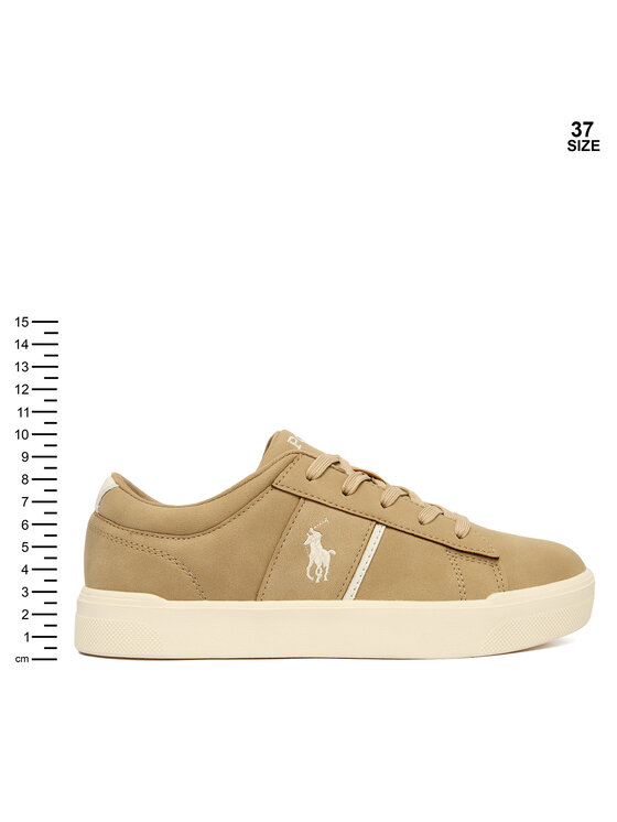 Polo Ralph Lauren Sneakersy Polo Ralph Lauren Frazier RL03470272 Béžová