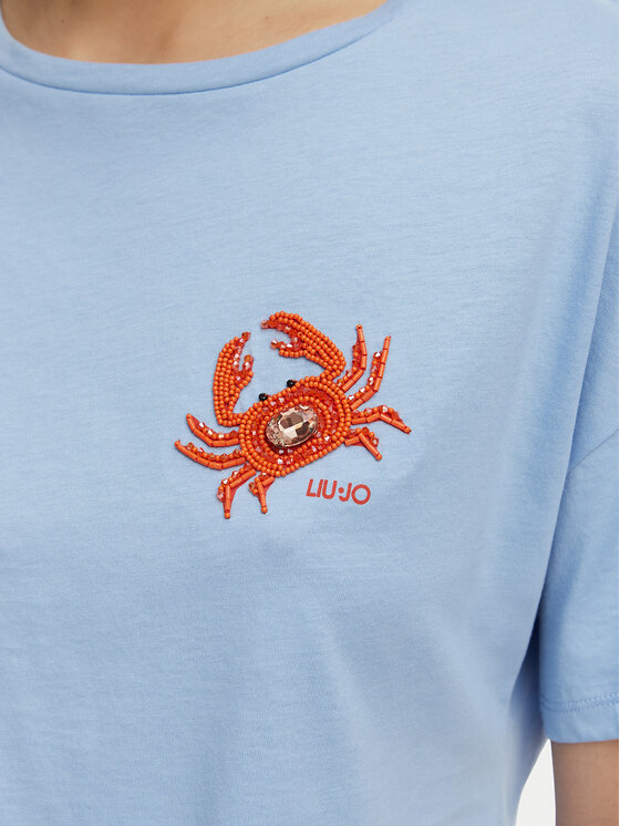 Liu Jo Liu Jo Camiseta WA6414 JS923 Azul Regular Fit