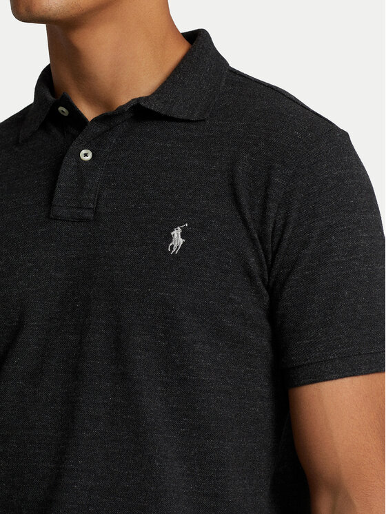 Polo Ralph Lauren Polo Ralph Lauren Поло 710680784011 Чорний Custom Slim Fit