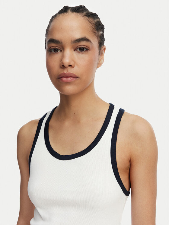 Tommy Hilfiger Tommy Hilfiger Top UW0UW06308 Blanco Regular Fit