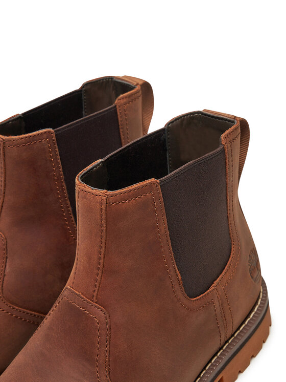 Timberland Kotníková obuv s elastickým prvkem Timberland TB1A2NGYF131 Hnědá