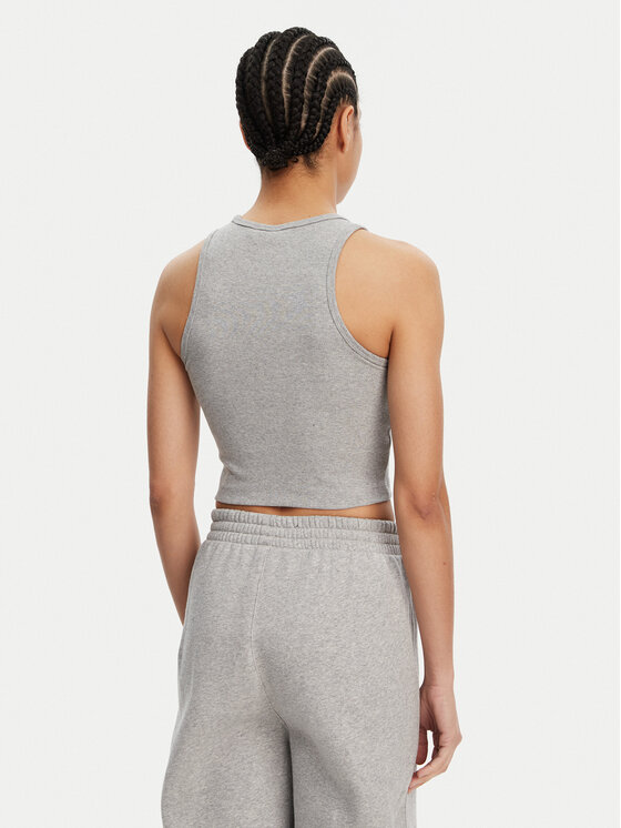 adidas adidas Топ Essentials IY9649 Сірий Slim Fit