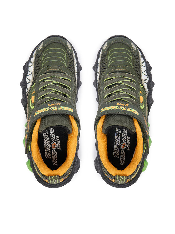 Skechers Sneakersy Skechers Skech-O-Saurus Lights 2.0 400121L OLV Khaki