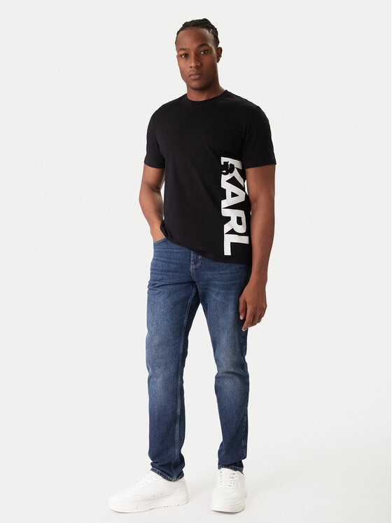 KARL LAGERFELD KARL LAGERFELD Camiseta A2M46038 Negro Regular Fit