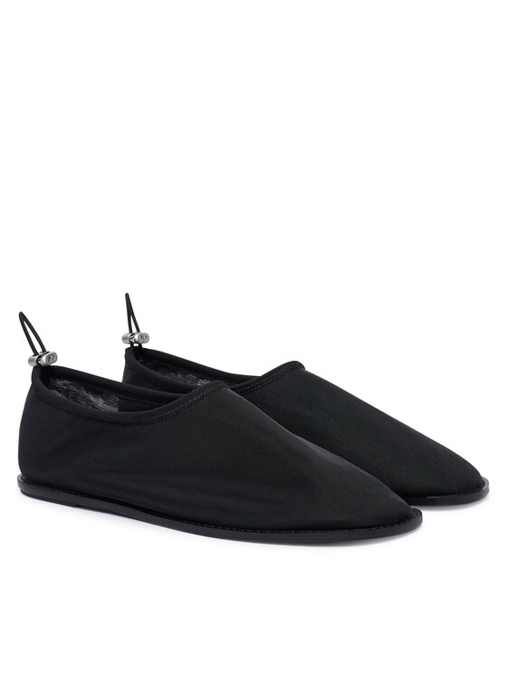 Calvin Klein Balerīnas Calvin Klein Stretch Ballerina Shoe Spac Mesh HW0HW03041 Melns