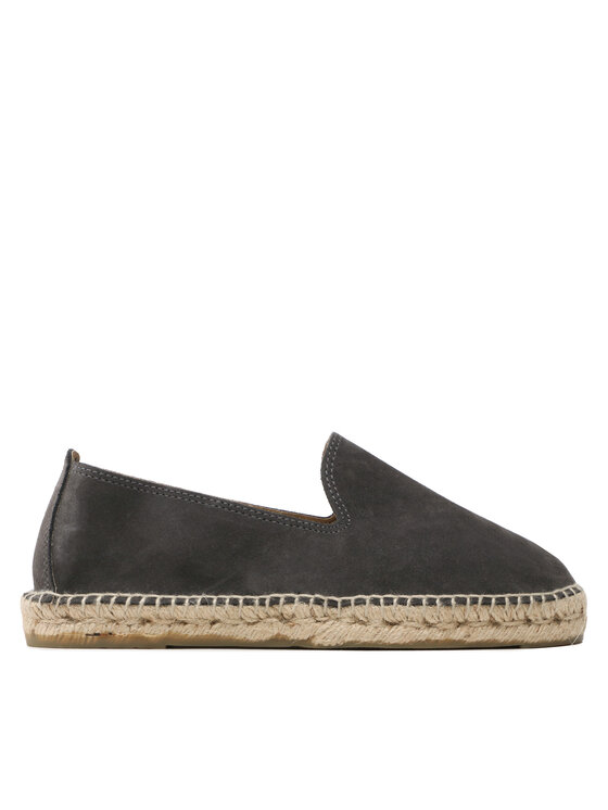 Manebi Espadrilky Manebi Suede Flat Espadrilles W 1.0 C0 Šedá
