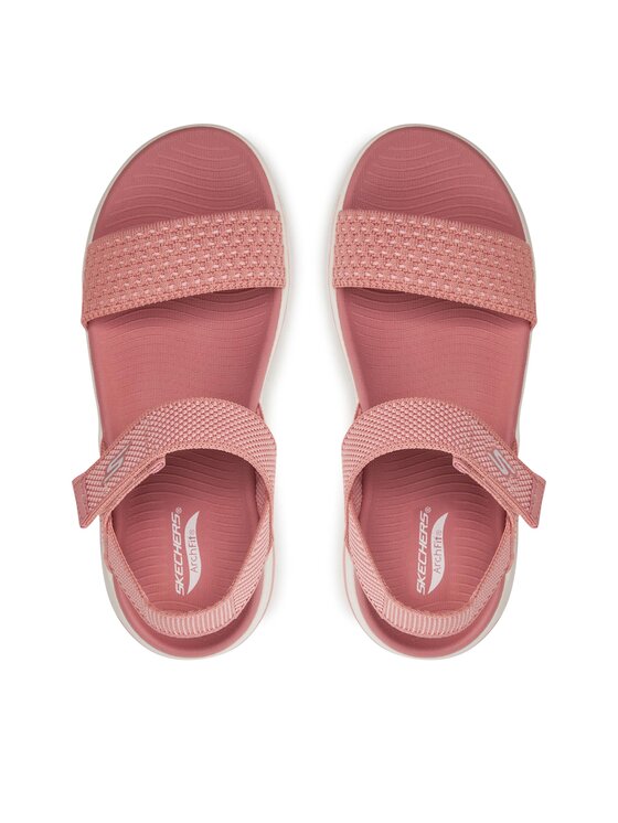 Skechers Босоніжки Skechers Go Walk Arch Fit Sandal-Polished 140264/ROS Рожевий
