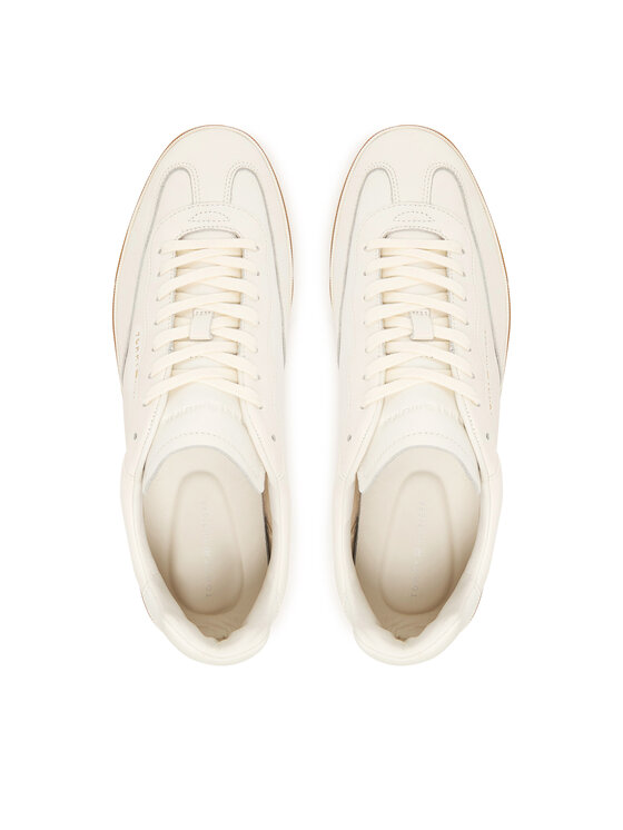 Tommy Hilfiger Sneakersy Tommy Hilfiger Lo Lux Lth FM0FM05815 Écru