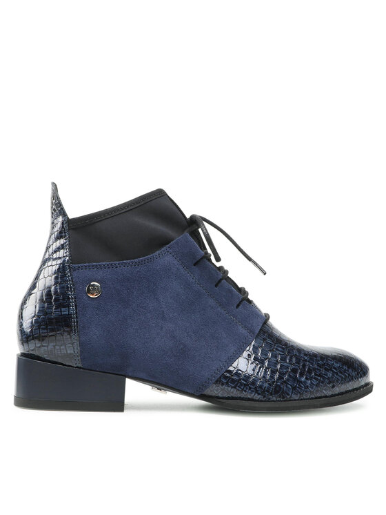 Maciejka Botines planos Maciejka 04744-27/00-7 Azul marino