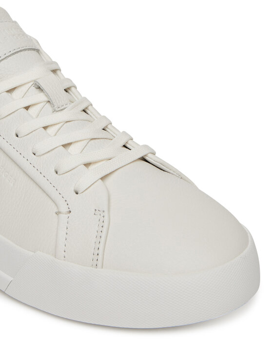 Tommy Hilfiger Zapatillas Tommy Hilfiger Court Best Tumbled Lth FM0FM05324 Écru