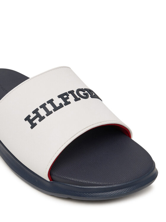 Tommy Hilfiger Papucs Tommy Hilfiger Dual Density Hilfiger Pool Slide FM0FM05797 Fehér
