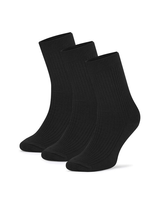 GINO ROSSI Ilgos kojinės Gino Rossi 3MB-003-AW24 (3-pack) Juoda