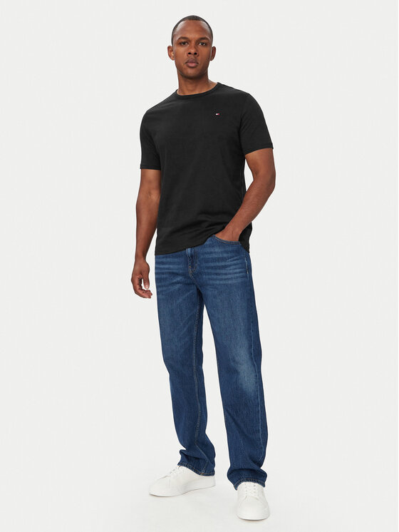 Tommy Hilfiger Tommy Hilfiger Conjunto de camisetas UM0UM03870 Negro Regular Fit