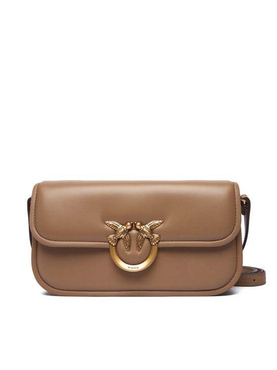 PINKO Kabelka PINKO Love Box Baguette Al 25-26 PLTT 105083 A26L Hnědá