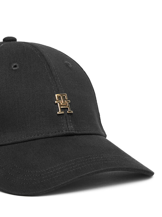 Tommy Hilfiger Šiltovka Tommy Hilfiger Elevated Chic AW0AW17631 Čierna