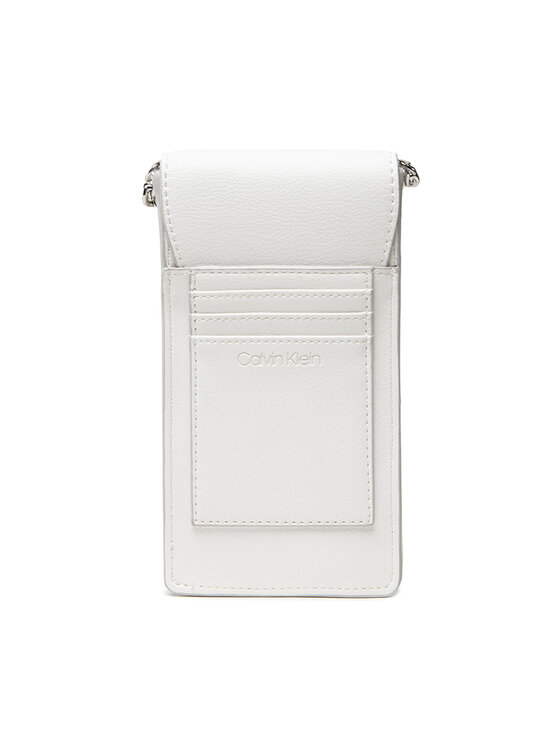 Calvin Klein Taška na telefon Calvin Klein Phone Pouch Xbody K60K608246 Bílá