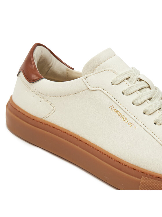 Flamingos Life Sneakersy Flamingos Life Hampton Court Hcbrona Écru